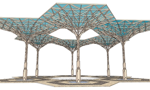 Modern Pavilion 3d model