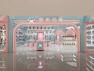 Doll Shop Hand-made Gift Shop Homemade Doll 3d model