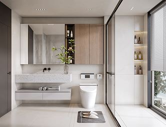 modern bathroom 3d model