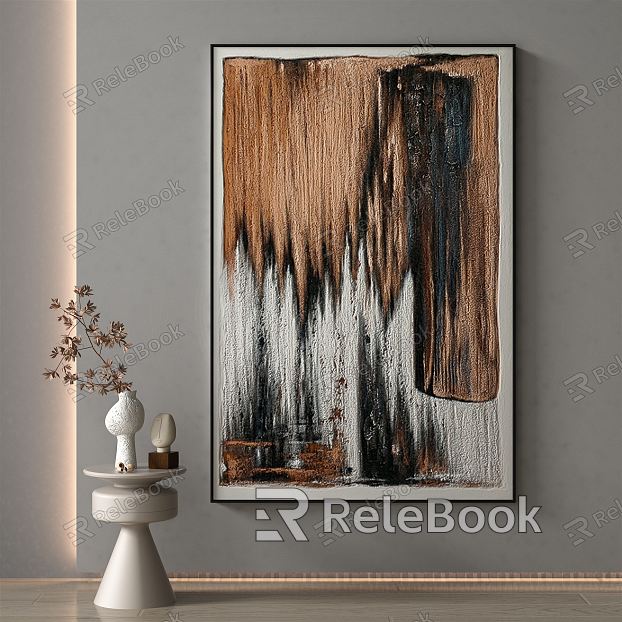 Quiet abstract painting decorative painting model