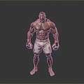 Muay Thai Tyson Free Fight Fighting Athlete Muay Thai Athlete Boxer Boxer Athlete 3d model