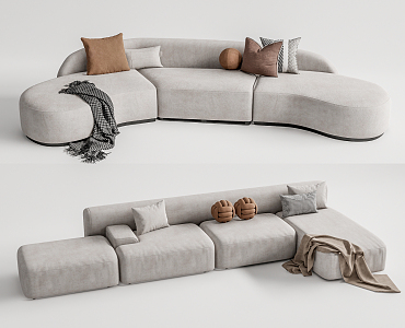 Modern Multiplayer Sofa 3d model