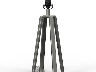 Modern Metal Tripod Lamp With Three Legged Stand And Sleek Contemporary Design 3d model