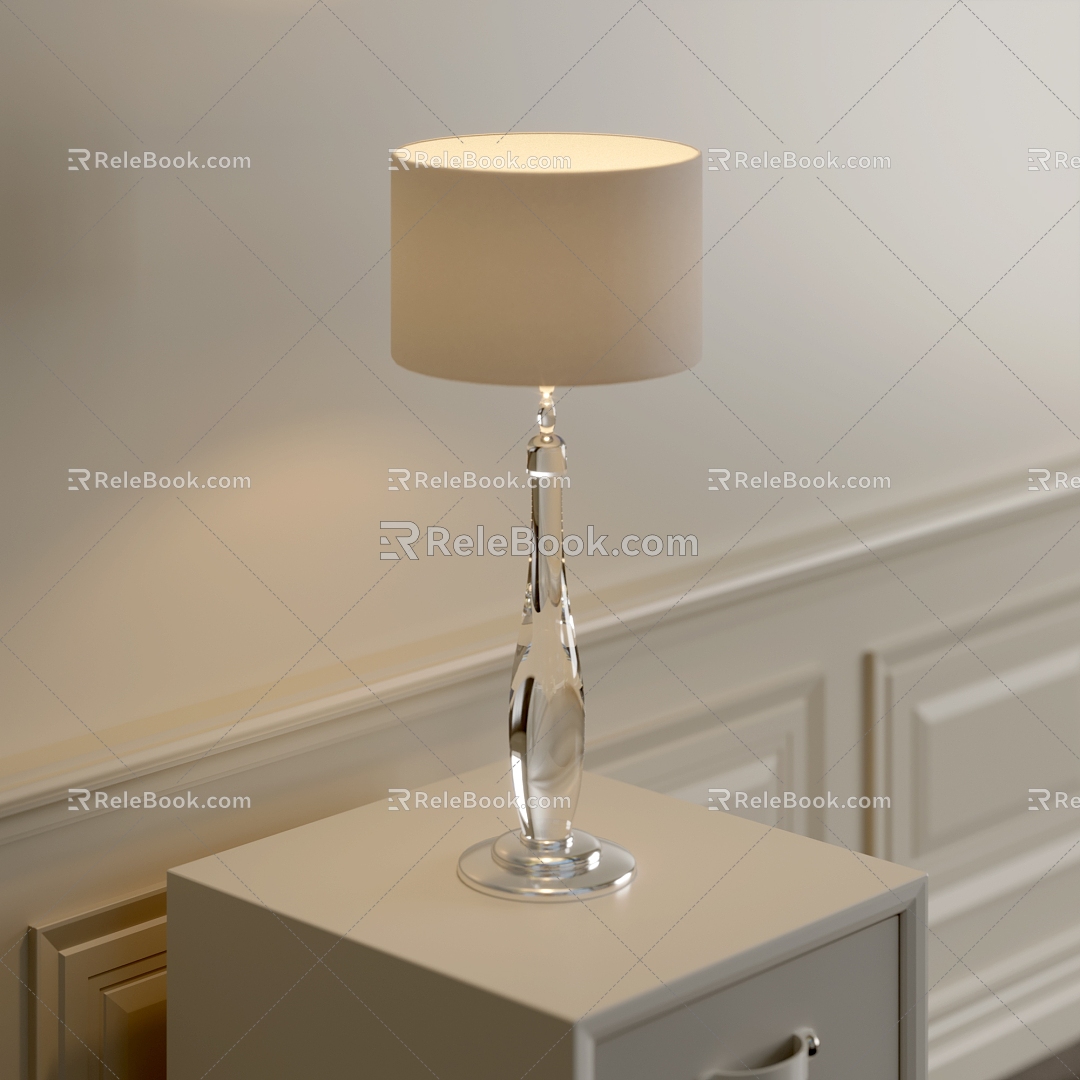 Modern table lamp 3d model