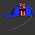 Blue Cap With Attached Coca Cola Cans And Drinking Straw For Daily Use