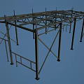 Heavy Duty Metal Scaffolding Framework for Industrial Construction Building Support Structure