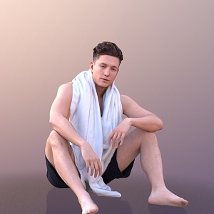 modern man 3d model