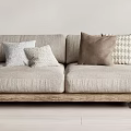 Silent double sofa 3d model