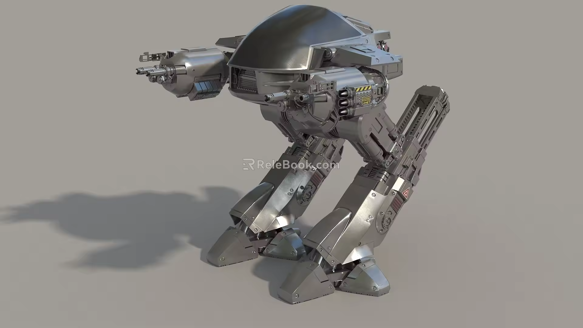 Robot attack robot intelligent machine science fiction robot mechanical warfare police future high-tech low face number low model simple model film and television level super realistic 3d model