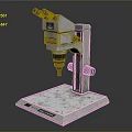 Binocular Medical Microscope Equipment With Metal Frame And Adjustable Stage For Laboratory