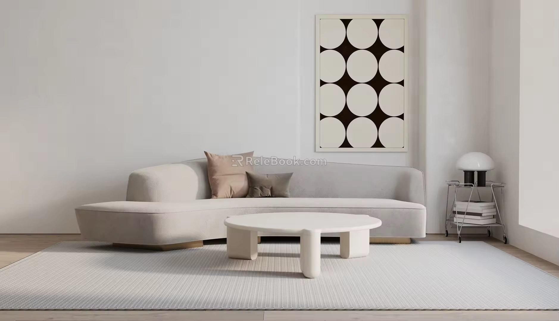 Modern Multiplayer Sofa 3d model