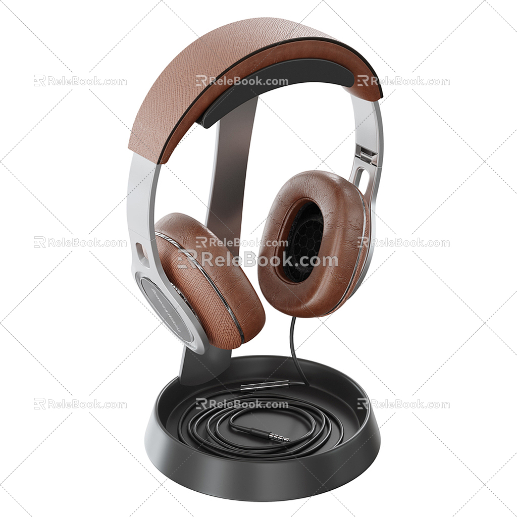 Modern headphones 3d model