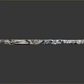 Natural Scenery Featuring Blue And White Wavy Textured Irregular Rock Formation
