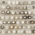 Diverse Collection of Modern Downlights and Spotlights in Various Styles and Finishes