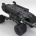 Advanced Space Exploration Rover With All Terrain Wheels For Planetary Missions 3d model