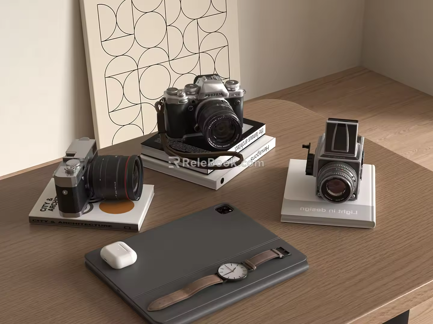 Camera Ornaments Combination 3d model