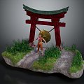 Guardian Guardian Gong Gong Drum Character Game Character Game Character Realistic Character 3d model