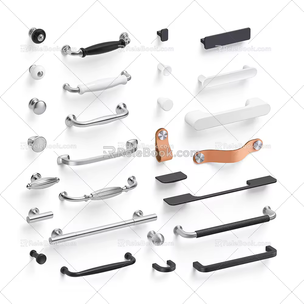 Modern handle 3d model
