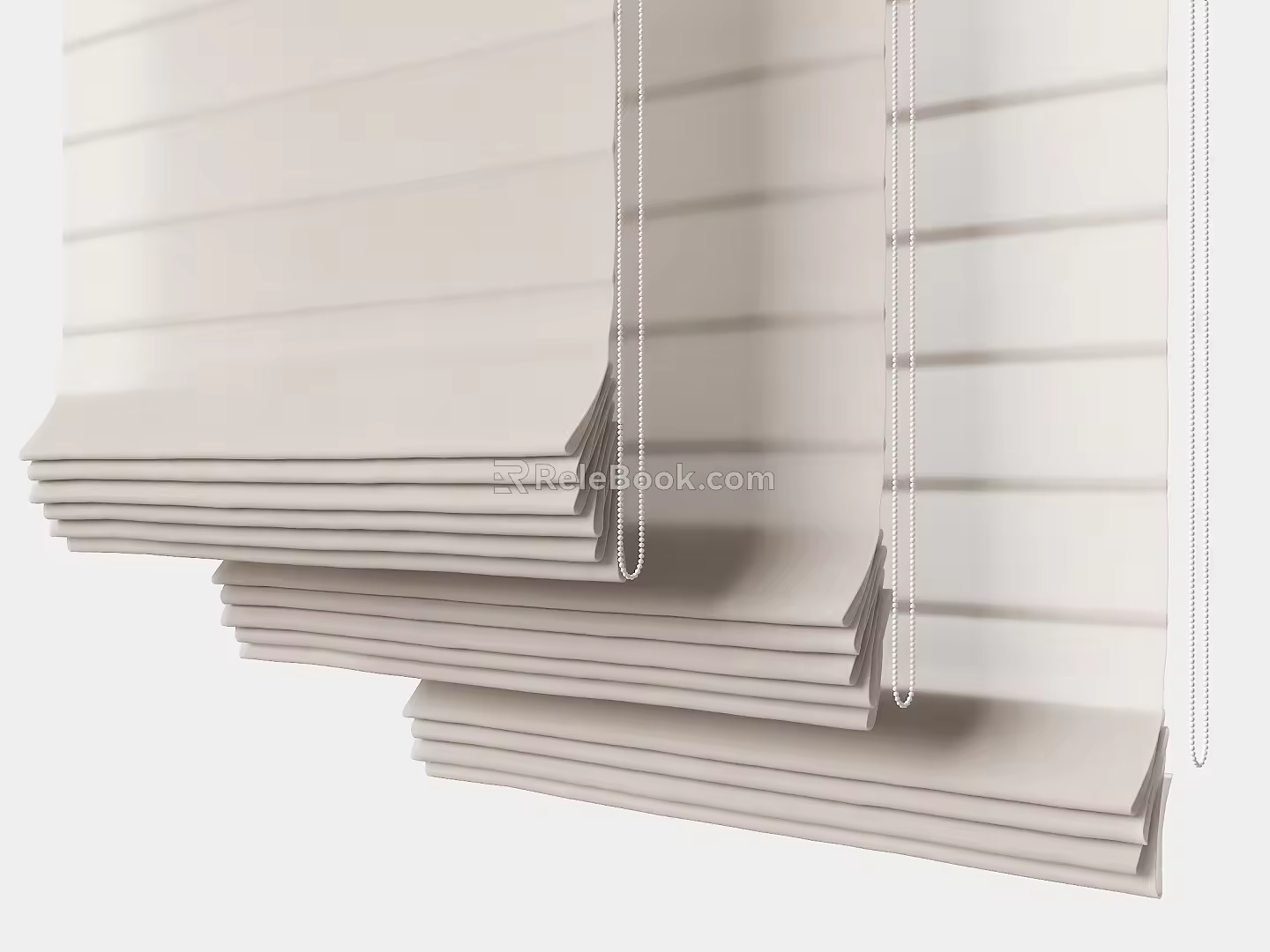 Modern Office Roller Shutter Floor-to-Floor Window Roller Shutter Dreamy Roller Shutter Japanese-style Roller Shutter Curtain 3d model