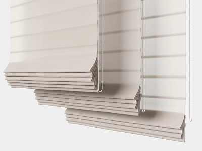 Modern Office Roller Shutter Floor-to-Floor Window Roller Shutter Dreamy Roller Shutter Japanese-style Roller Shutter Curtain 3d model