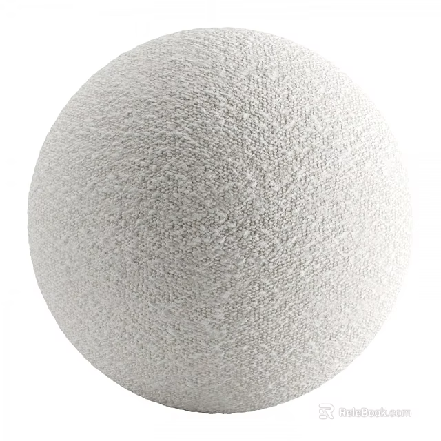 White Spherical Component With Detailed Textured Surface And Smooth Curved Design 3d model