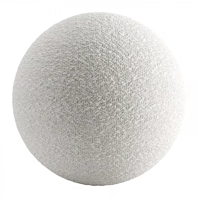 White Spherical Component With Detailed Textured Surface And Smooth Curved Design 3d model
