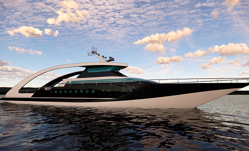 Luxury Yacht 3d model