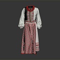 ethnic minority costume performance costume dance costume costume special costume traditional costume dance costume 3d model