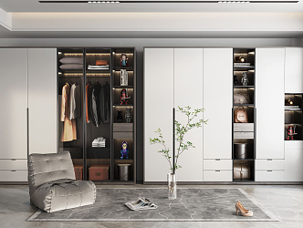 Modern wardrobe 3d model