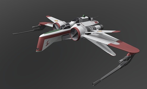 Modern Fighter Starfighter 3d model