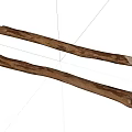 Natural Stone Wood Decorative Sticks With Rustic Texture And Handcrafted Design