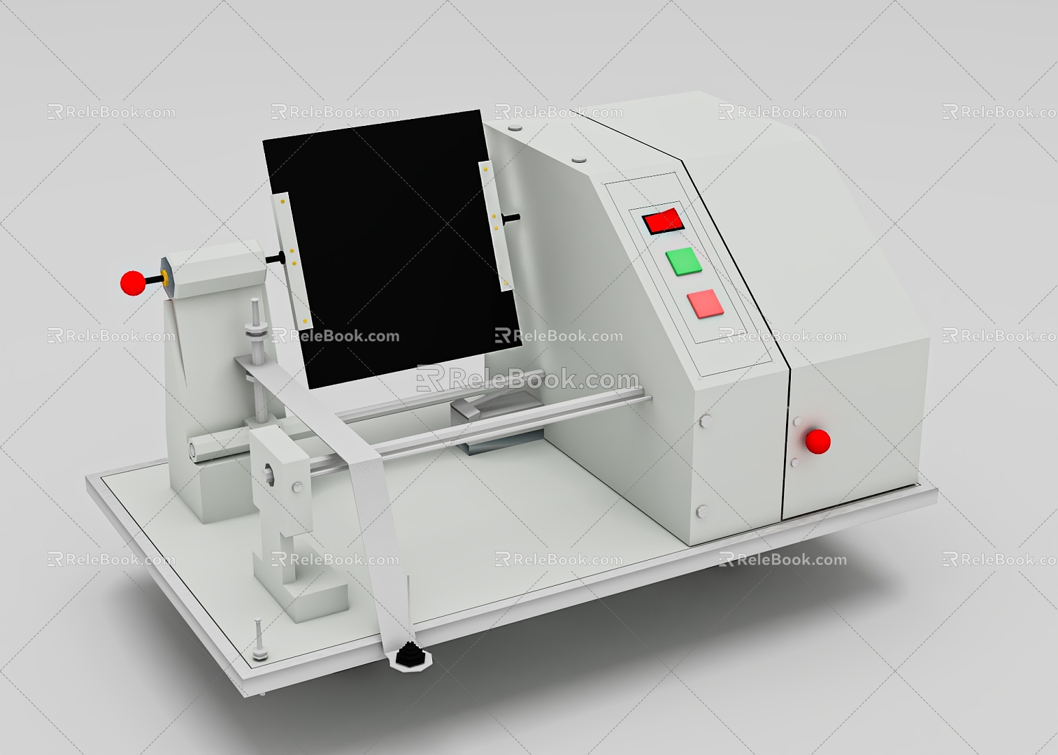 Shake the blackboard machine 3d model