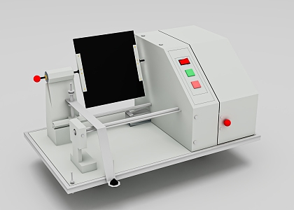 Shake the blackboard machine 3d model