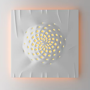 Night light decorative lamp induction lamp sound control lamp 3d model