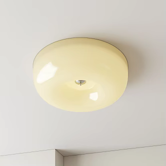 Cream style simple ceiling lamp 3d model