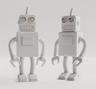 Modern Robots 3d model