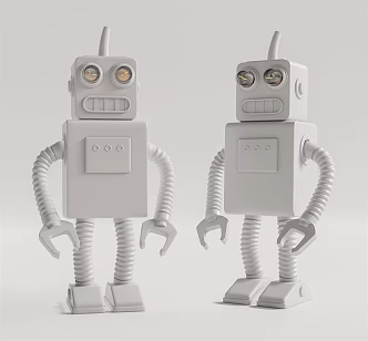 Modern Robots 3d model