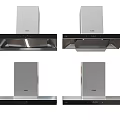 Modern Stainless Steel Kitchen Range Hoods In Black And Silver Styles