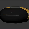 Ergonomic Yellow Black Utility Knife With Retractable Blade And Rubber Grip Handle