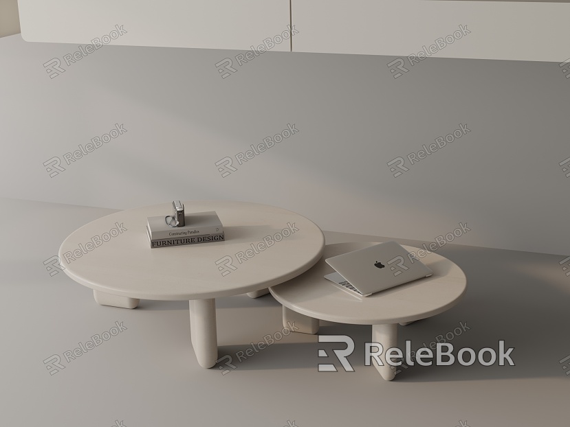 Modern coffee table model