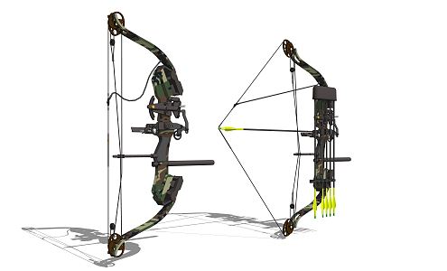 Modern Bow Crossbow 3d model