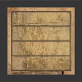 Rustic Wooden Storage Box Furniture With Natural Texture And Solid Cube Shape