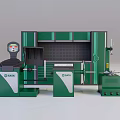 Green Industrial Equipment Featuring Control Panel And Operation Platform Structure
