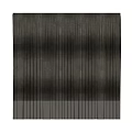 Black Pleated Curtain Fabric With Vertical Lines And Hanging Design 3d model