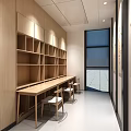New Employment Group Party Mass Service Center Red Exterior Glass Curtain Wall Entrance