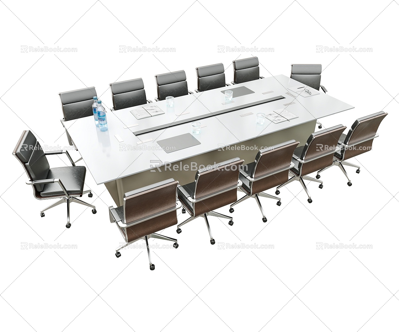 Minimalist Meeting Tables and Chairs Minimalist Office Tables and Chairs Meeting Tables and Chairs Public Office Area Meeting Rooms model