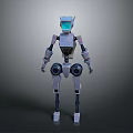 Robot Assistant Small Robot Butler Robot Butler Figure Game Figure 3d model
