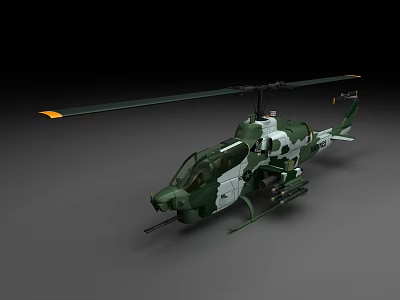 Green Military Fighter Jet 3D Model With Weapon Systems And Aerodynamic Wings 3d model