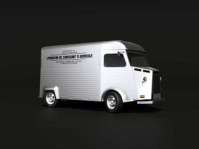 Citroen Vintage Van 3d model