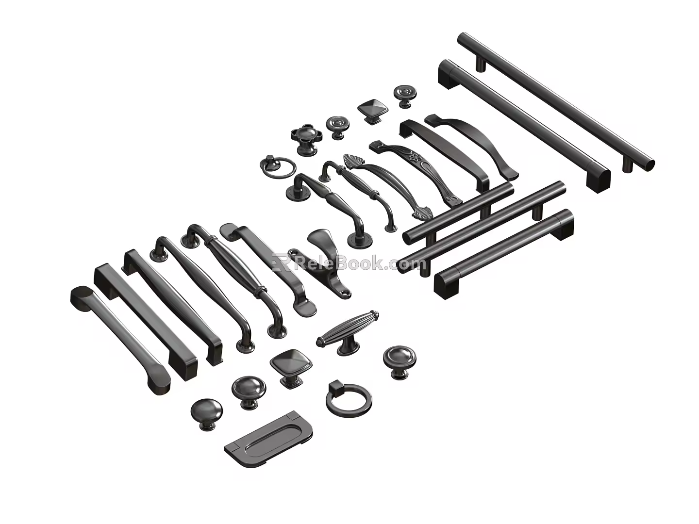 Modern Door Handle Cabinet Door Handle Door Handle Door Handle Metal Handle Long Handle Hardware Small Piece 3d model